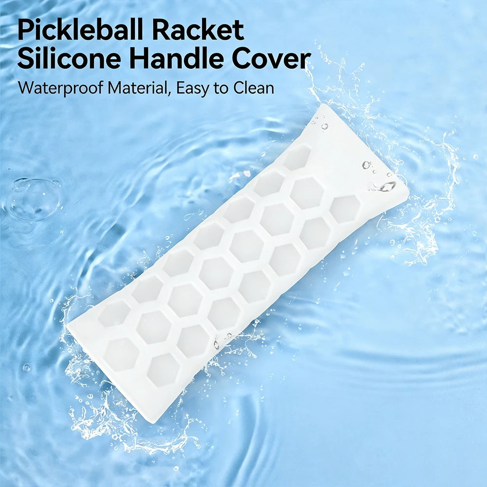 HexGrip Pro™ – Silicone Pickleball Paddle Grip Cover | Shock-Absorbing, Non-Slip, Universal Fit
